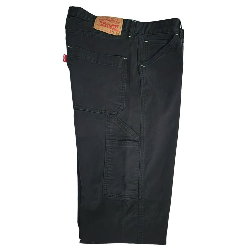 Levi Strauss & Co. Men's Black Utility Outdoor Hiking Casual Shorts Size W32 L32 - Picture 2 of 8